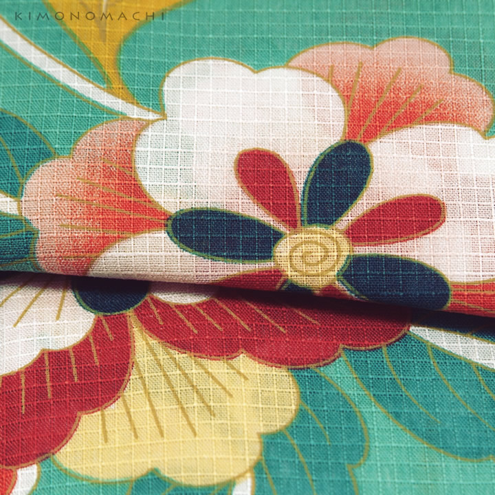 コバルトグリーン 唐花